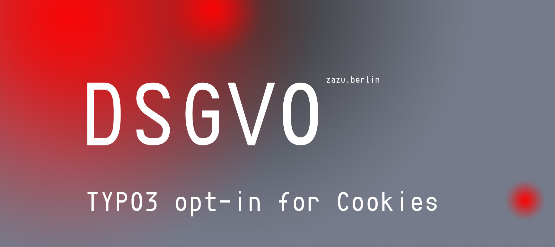 DSGVO opt-in for Cookies